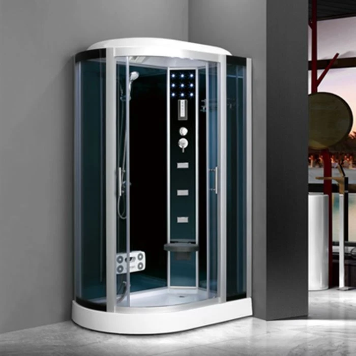 Cabin tắm kính cường lực hình bán nguyệt